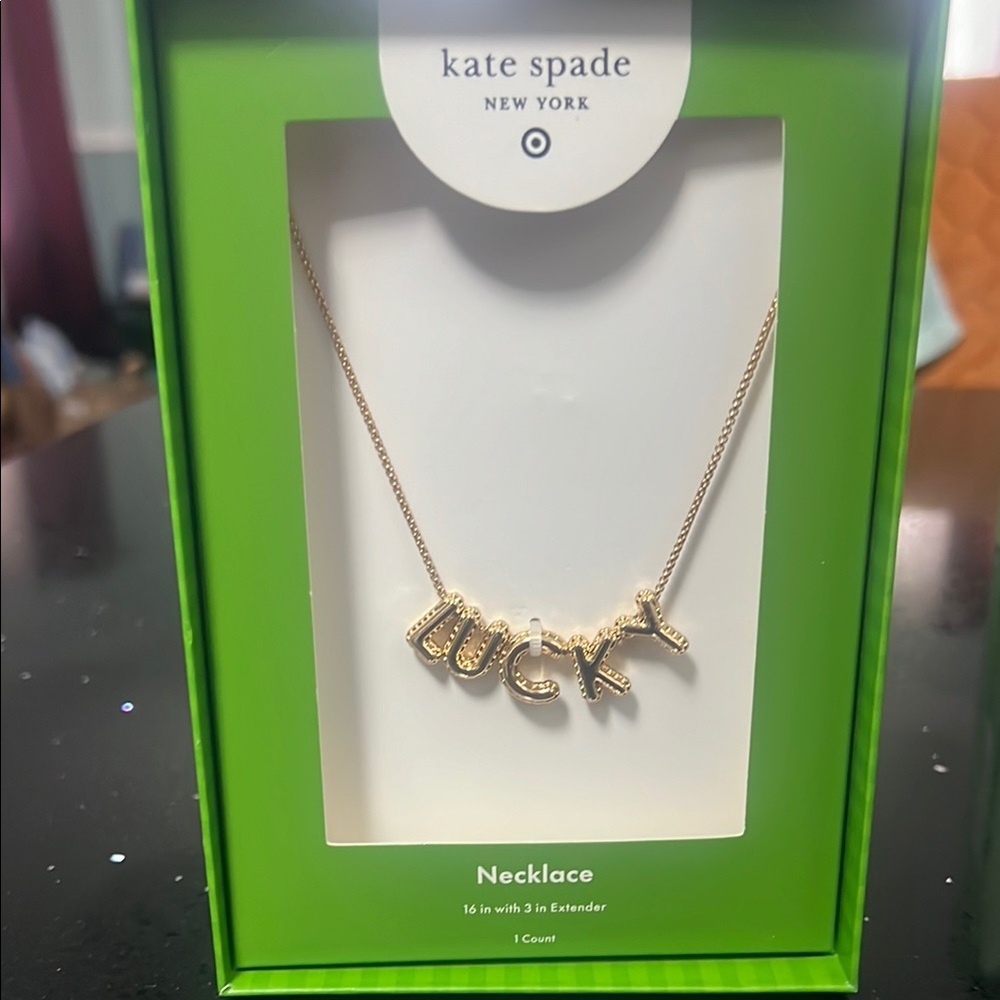 Kate Spade Gold 'Lucky' Necklace